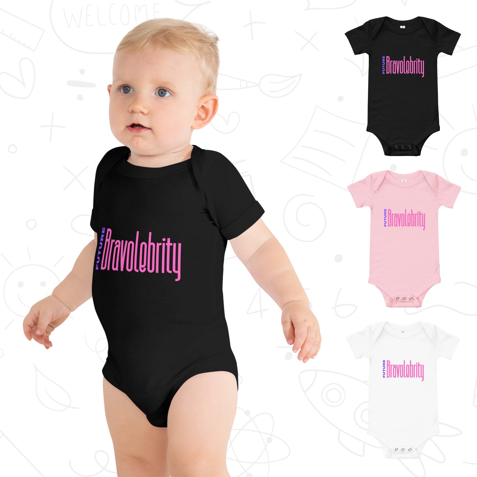 Future Bravolebrity Baby Onesie | Short Sleeve Bodysuit