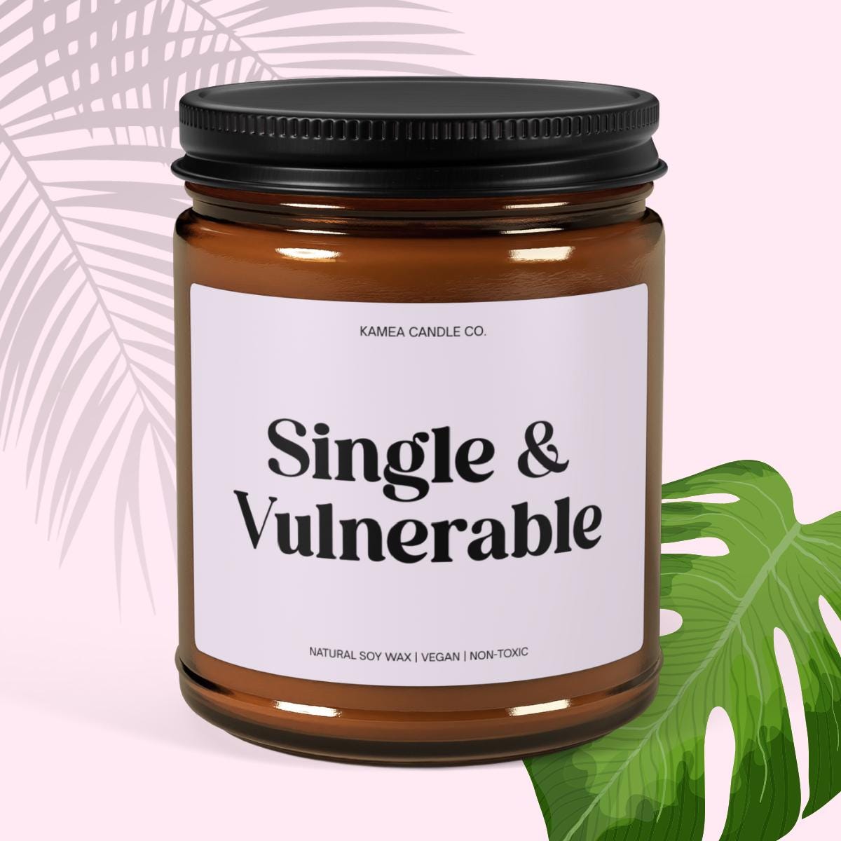 Single and Vulnerable Love Island | Scented Soy Candle - Single & Vulnerable | Relaxation, Home Decor, Gift, Self-Care, Aromatherapy
