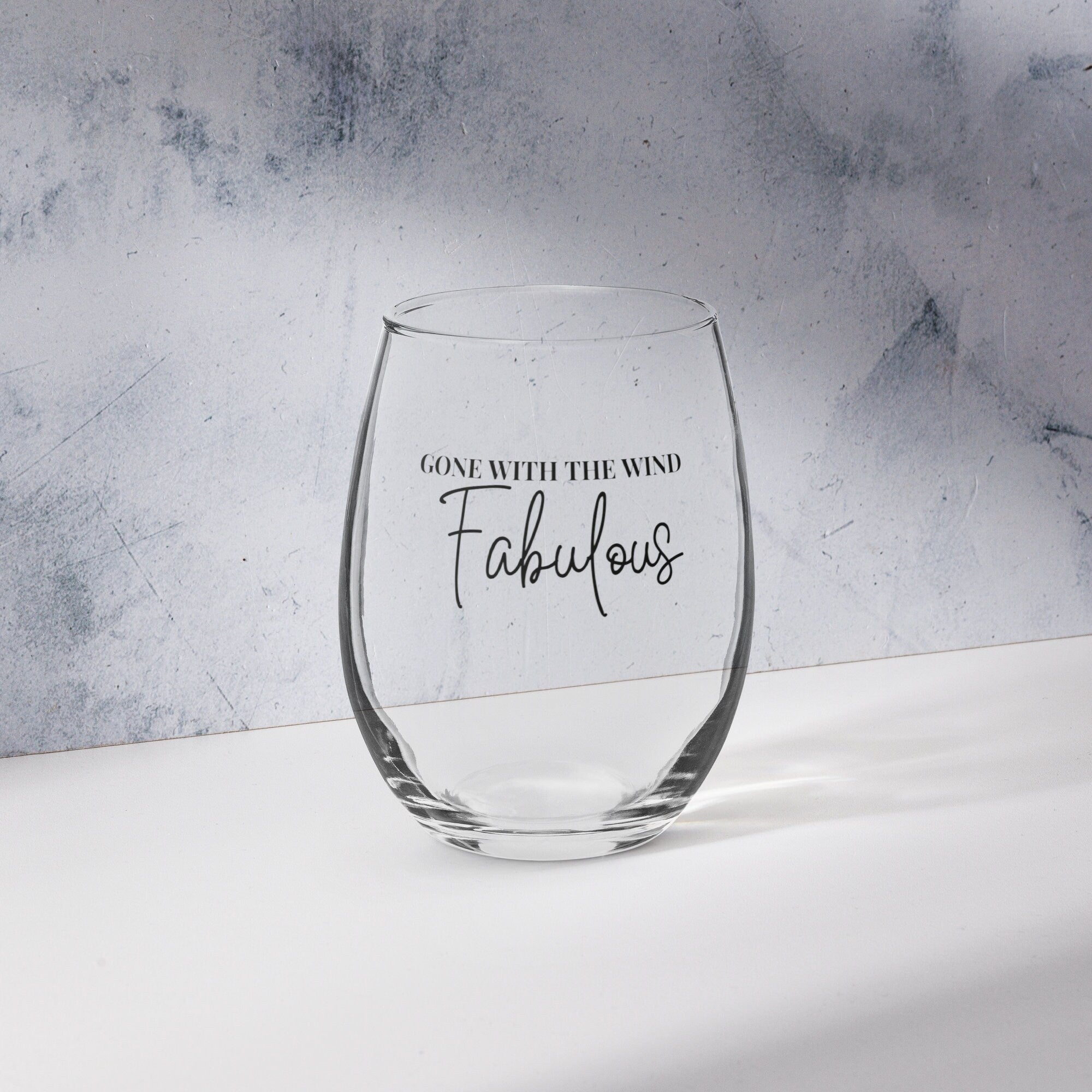Gone With The Wind Fabulous | Stemless Wine Glass | #RHOA