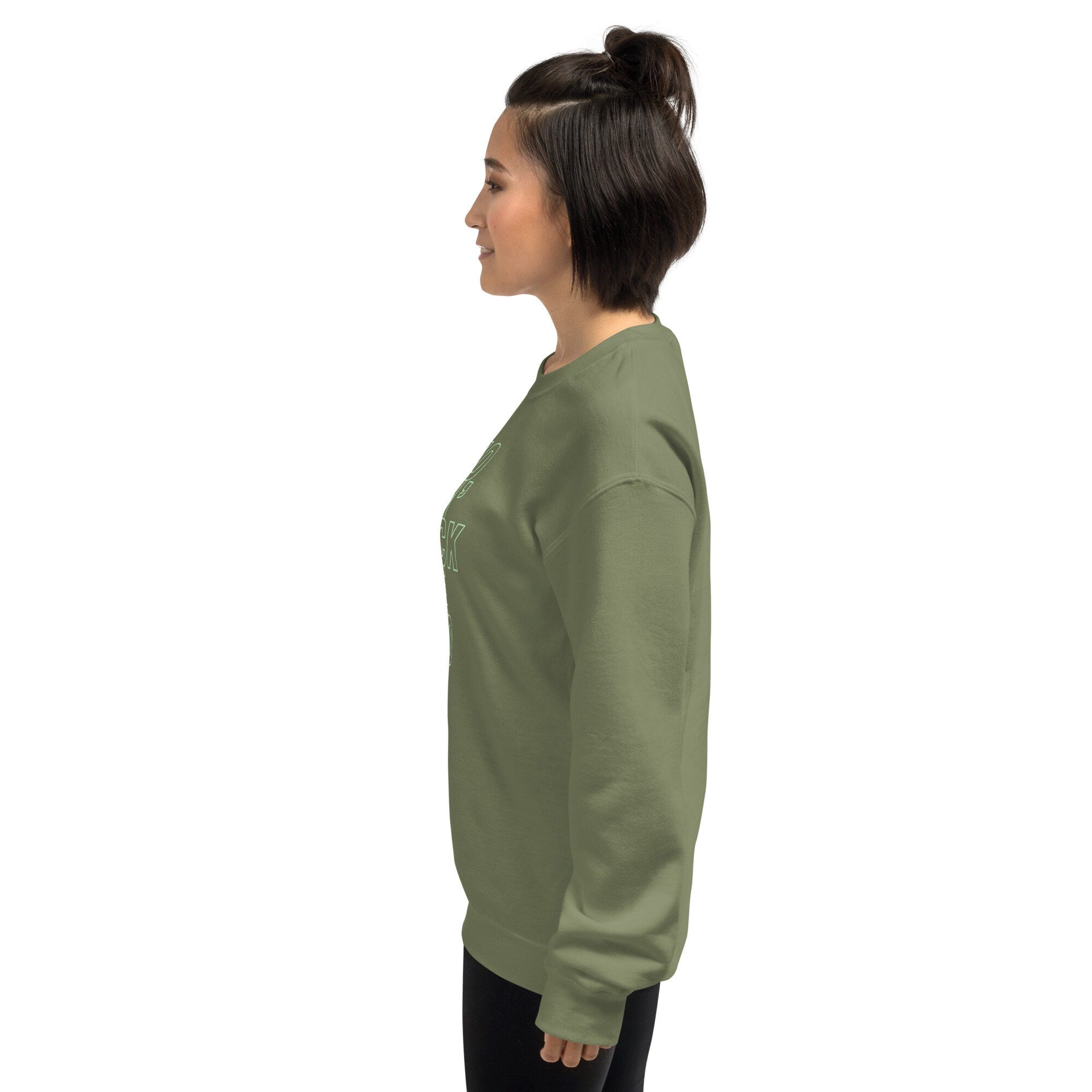 Who Gon' Check Me Boo? Adult Unisex Crew Neck Sweater