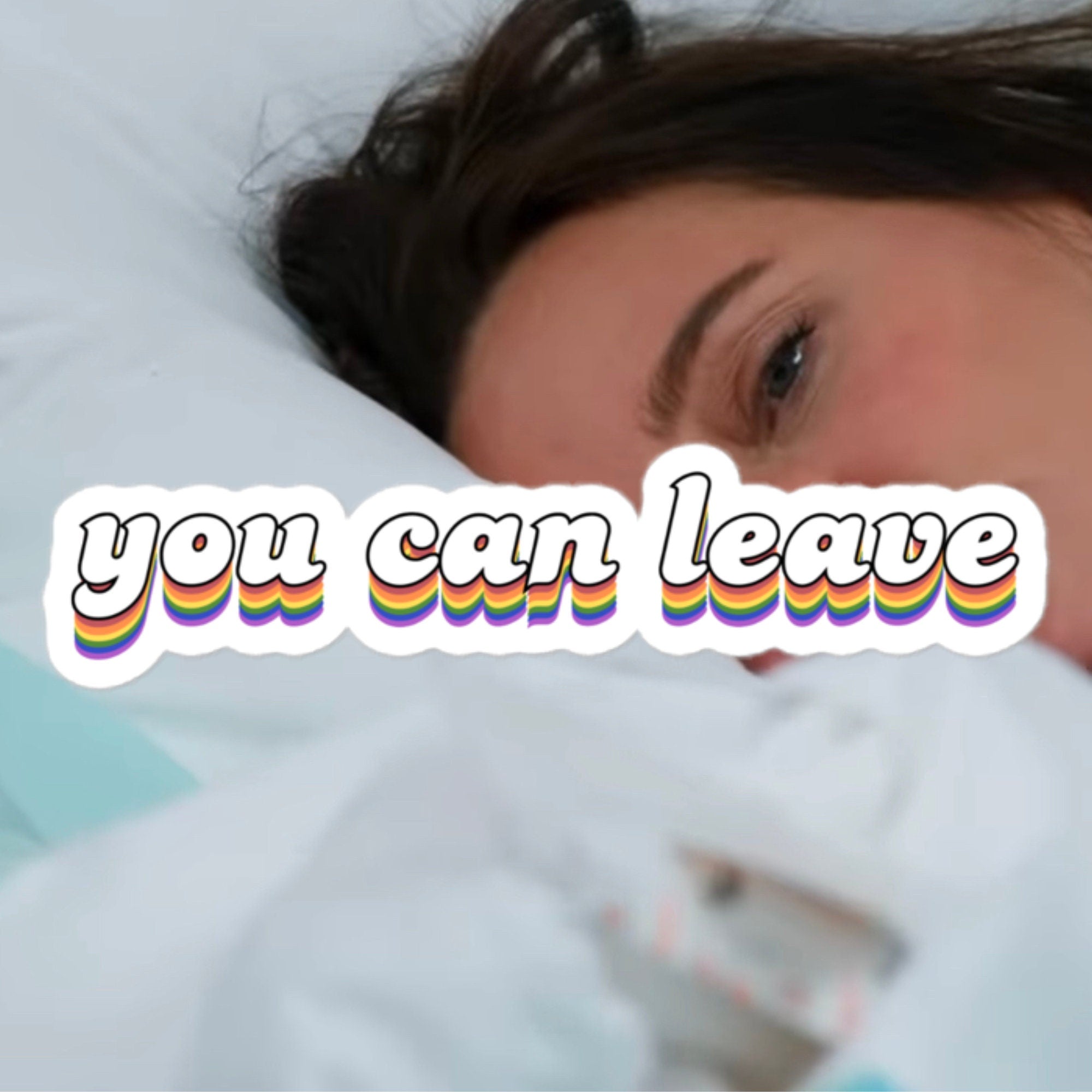 You Can Leave | Meredith Marks | Vinyl Sticker | RHOSLC