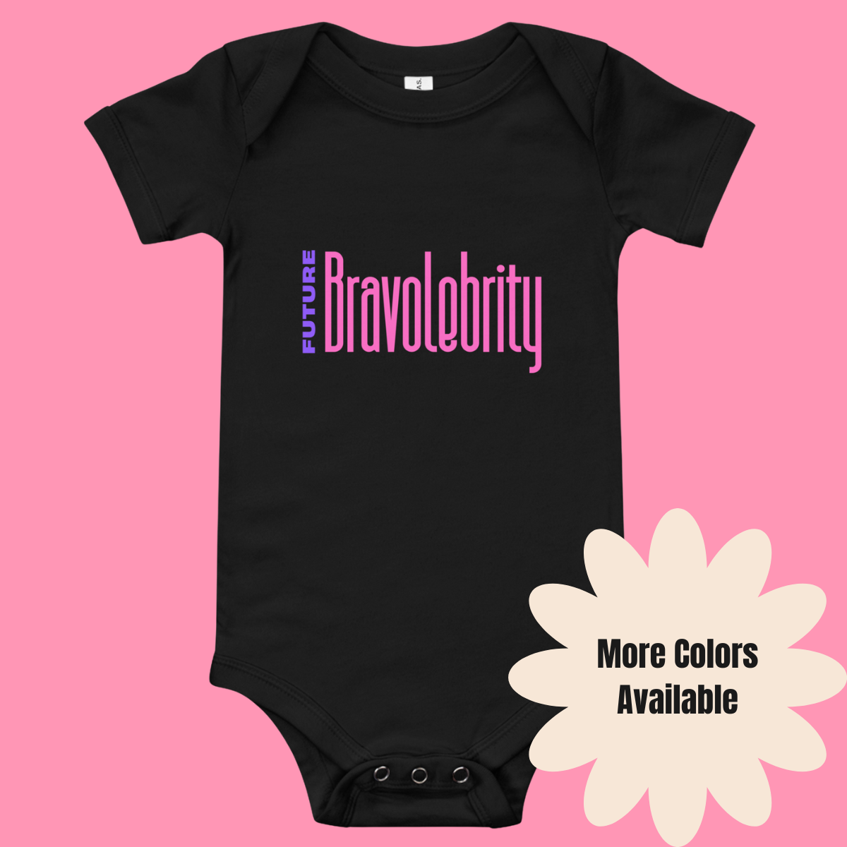 Future Bravolebrity Baby Onesie | Short Sleeve Bodysuit
