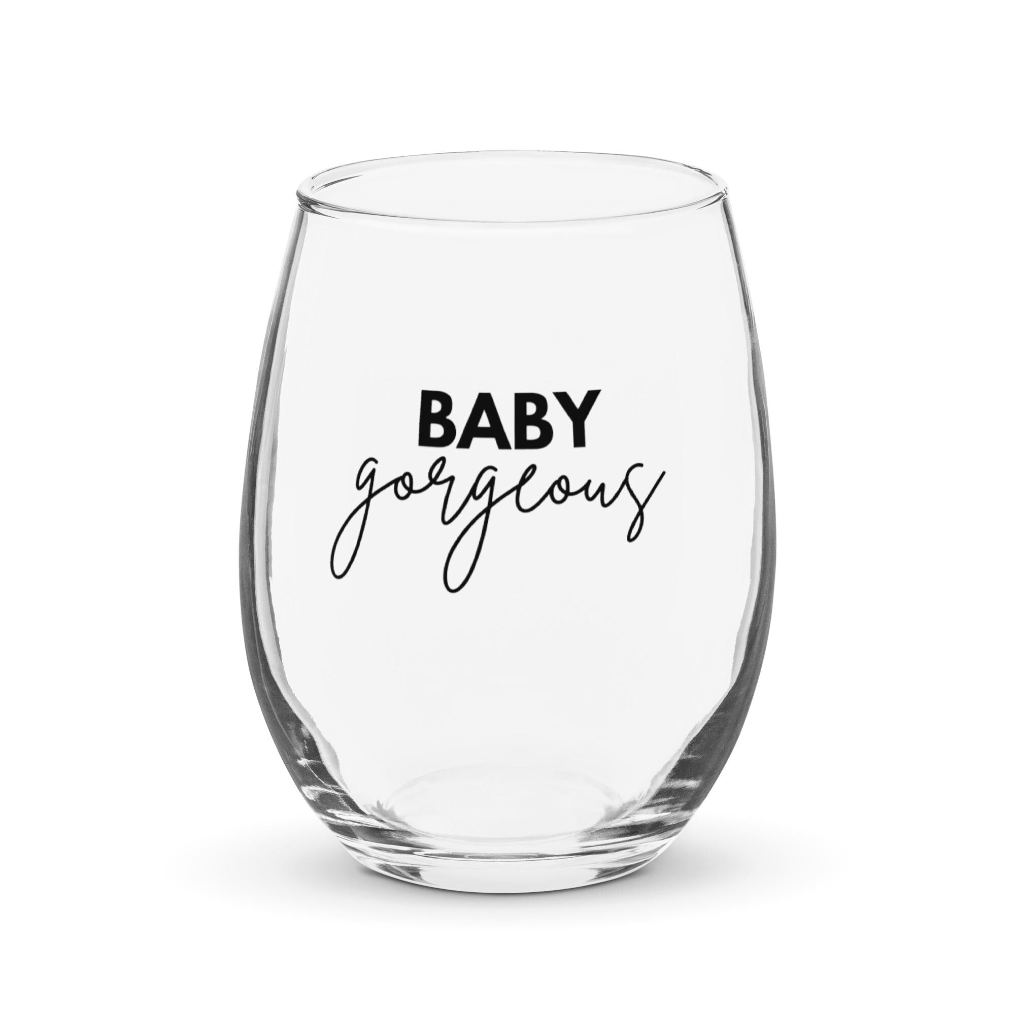 Baby Gorgeous Wine Glass | RHOSLC Lisa Barlow| Stemless Glassware Gift