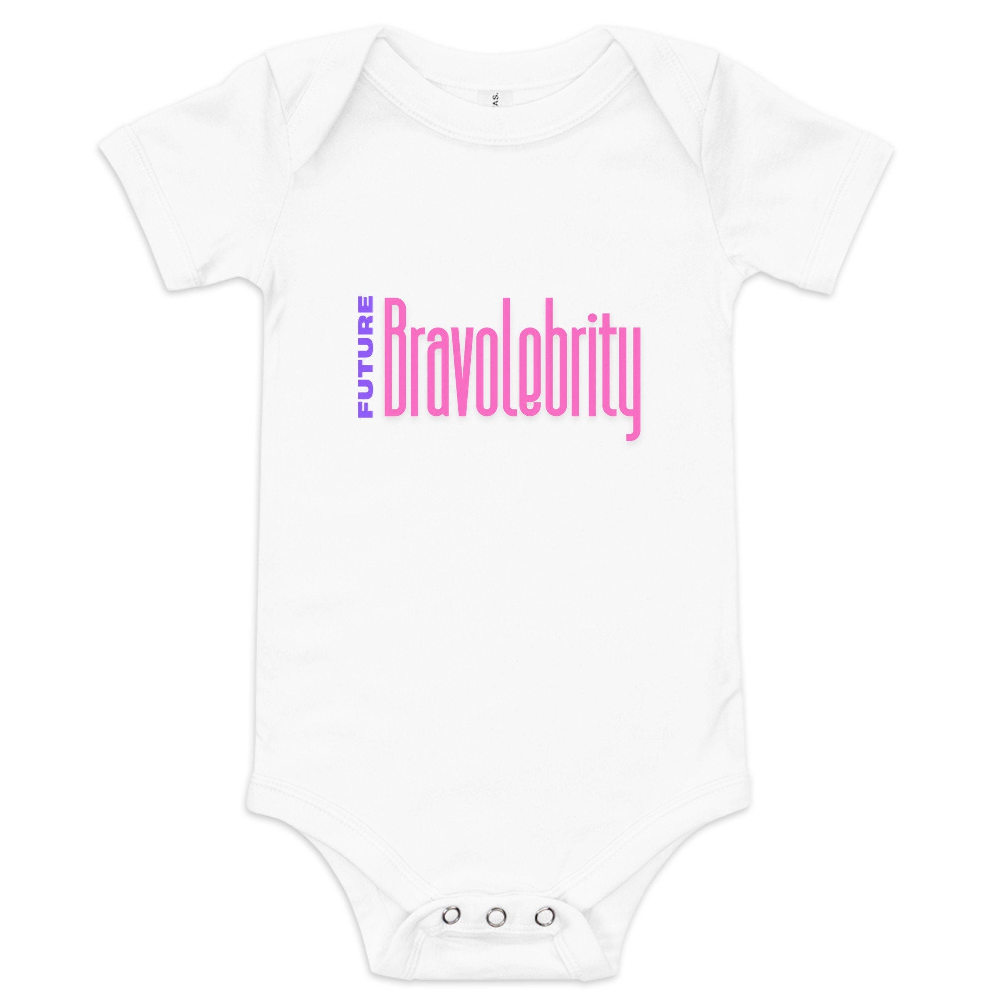 Future Bravolebrity Baby Onesie | Short Sleeve Bodysuit