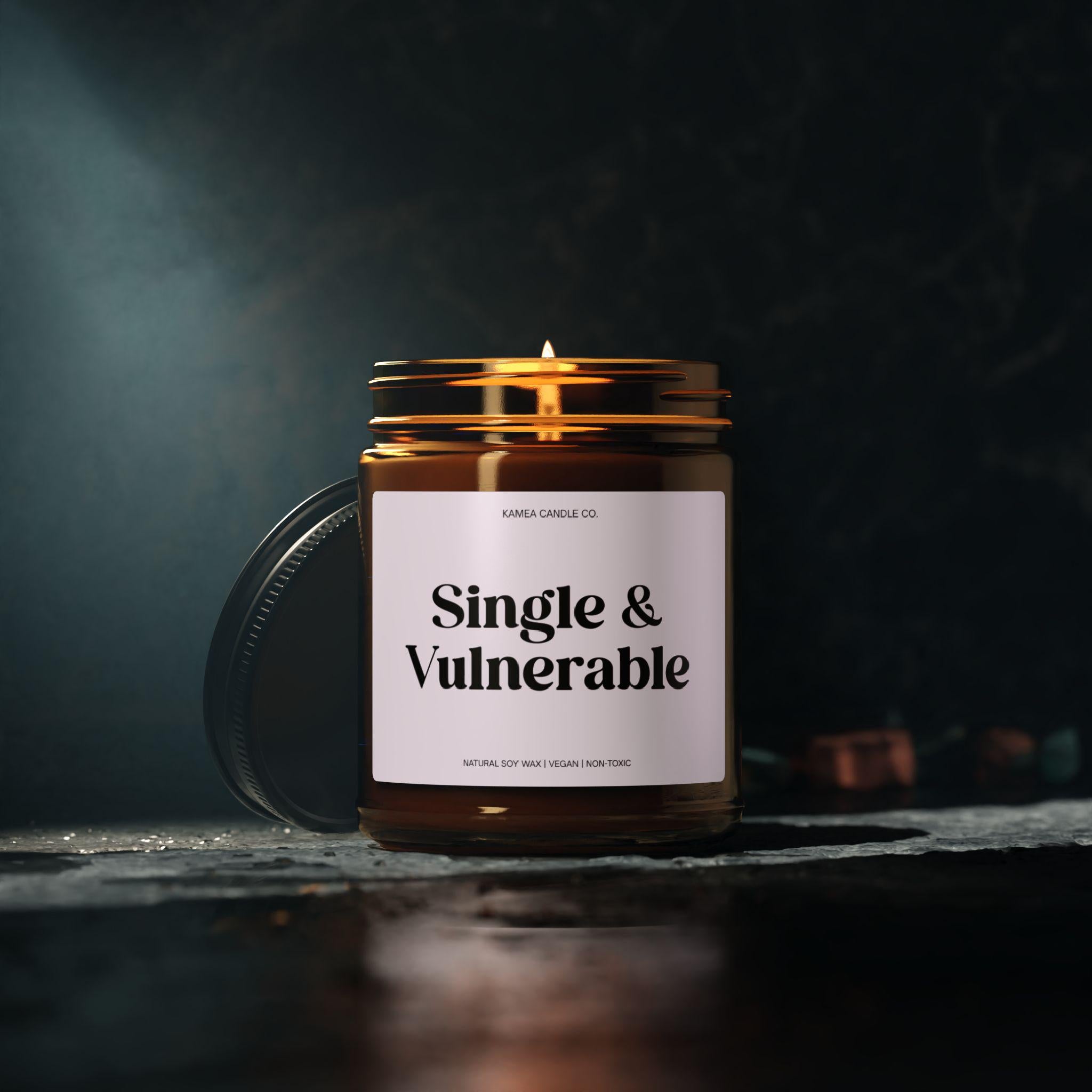 Single and Vulnerable Love Island | Scented Soy Candle - Single & Vulnerable | Relaxation, Home Decor, Gift, Self-Care, Aromatherapy