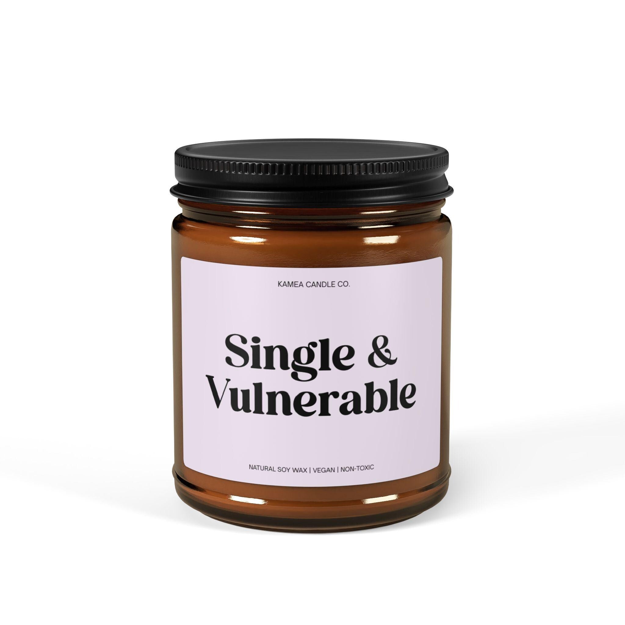 Single and Vulnerable Love Island | Scented Soy Candle - Single & Vulnerable | Relaxation, Home Decor, Gift, Self-Care, Aromatherapy